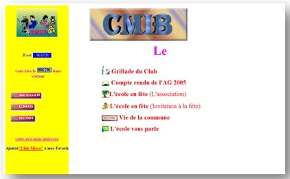 3ème version du site bailleval.clubmicro.free.fr en juin 2005